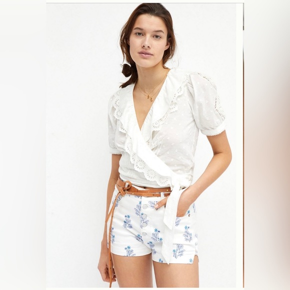 Anthropologie Pants - Anthropologie Pilcro denim shorts size 26 white